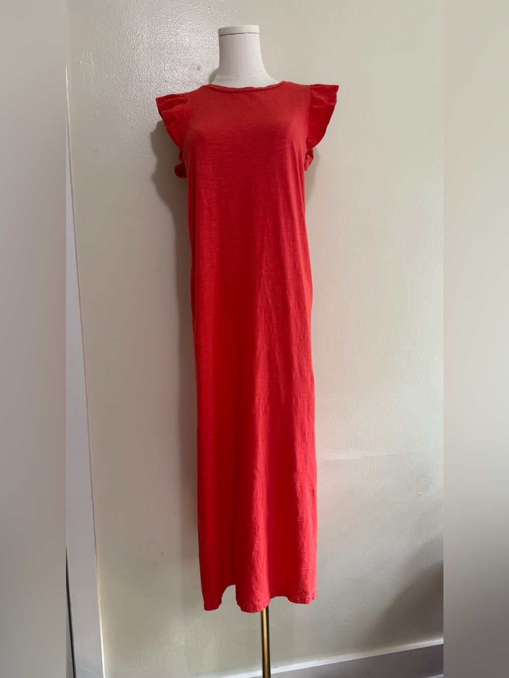 Z Supply Tangerine Flutter Sleeve Maxi Dress